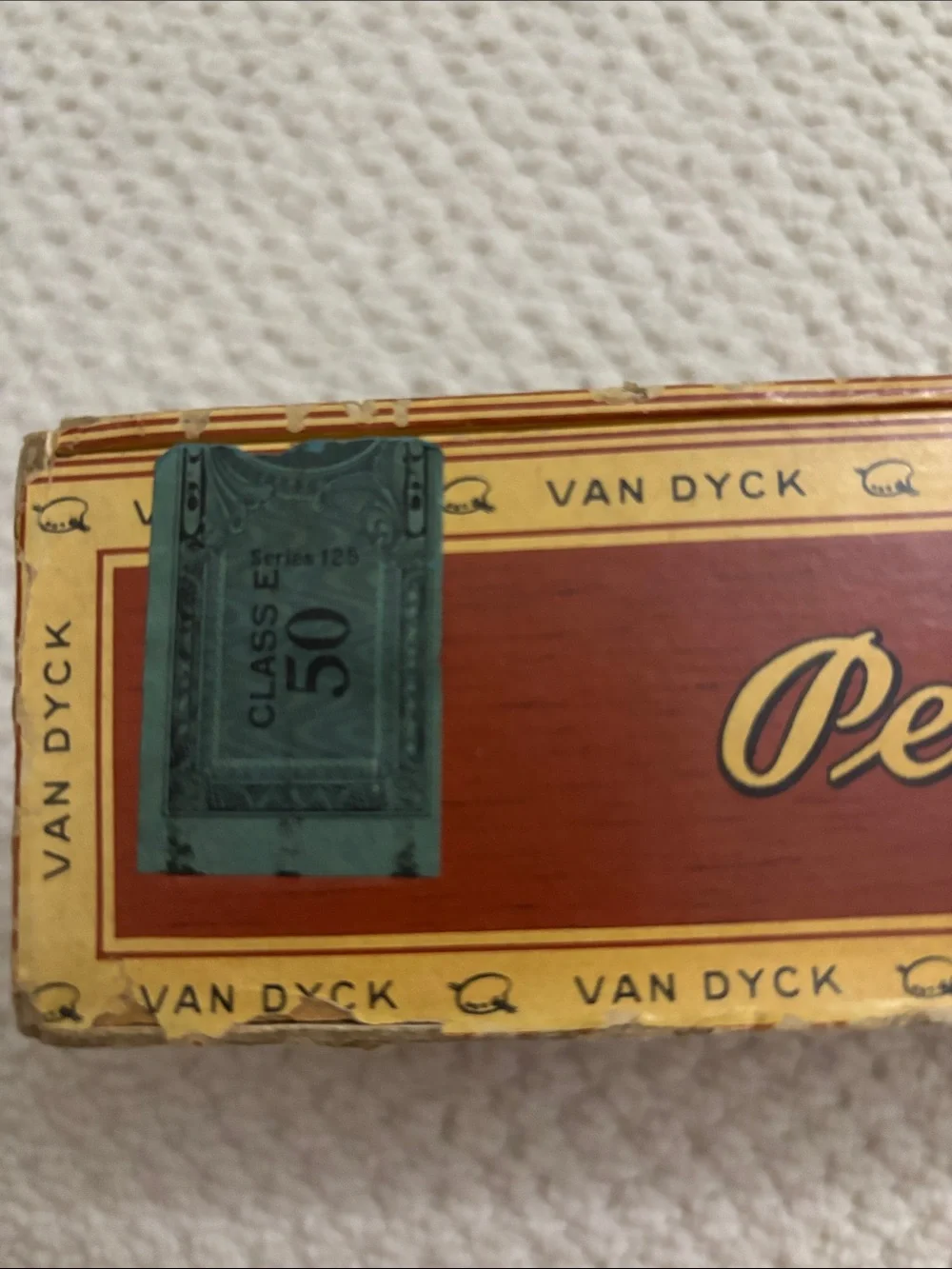 Vintage 1955 Van Dyck Perfecto Cigar Box 10